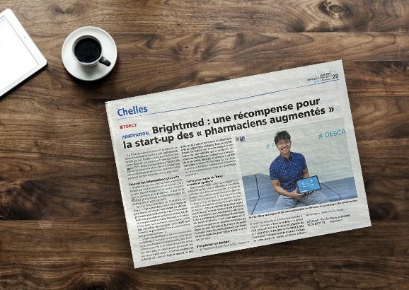 Brightmed featured in a French newspaper!